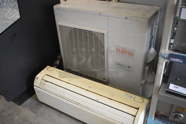 ALL ONE MONEY! Lot of Fujitsu Model AOU36CLX1 Split Type Air Conditioner w/ Fujitsu Model ASU36CLX1 Air Curtain. 208/230 Volts, 1 Phase. 39x9x13, 38x15x33 - Image 3 of 8