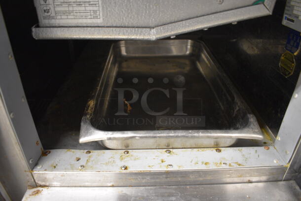 NICE! CustomCool Stainless Steel Commercial Prep Table w/ 3 Doors, 2 Drawers and Sneeze Guard on Commercial Casters. 96x34x52. Tested and Powers On But Does Not Get Cold - Image 8 of 10