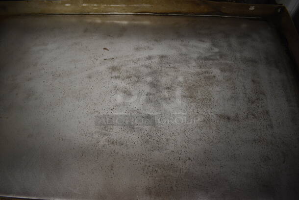 NICE! Metal Commercial Countertop Gas Powered Flat Top Griddle. 36x27x5.5 - Image 4 of 6
