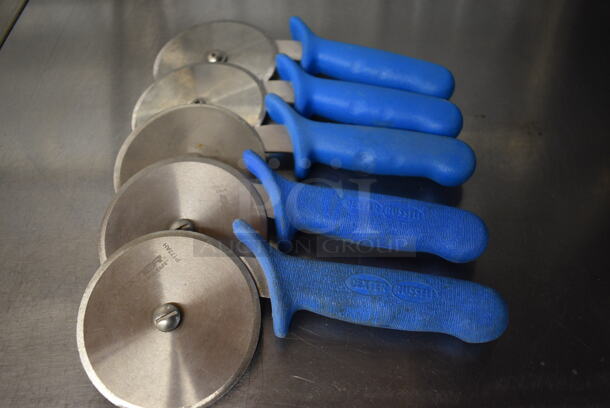 5 Metal Pizza Pie Cutters. 9.5