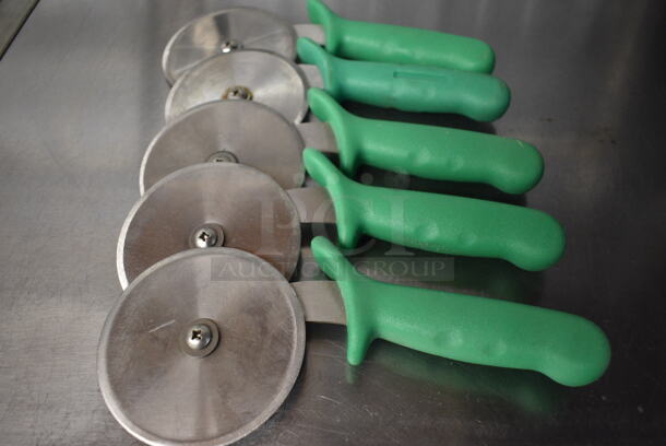 5 Metal Pizza Pie Cutters. 9.5