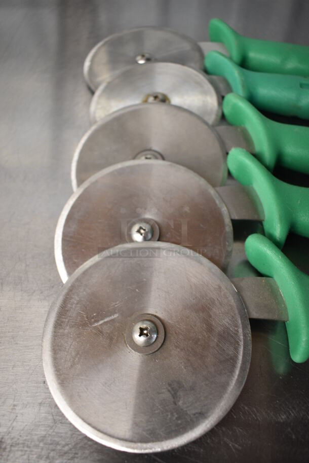 5 Metal Pizza Pie Cutters. 9.5". 5 Times Your Bid! - Image 2 of 4