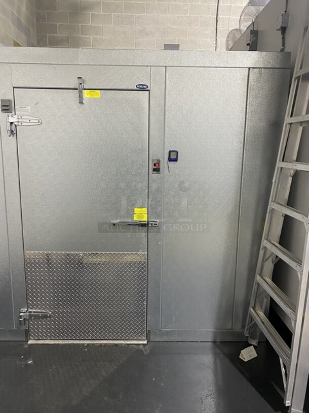 AMAZING! LATE MODEL 2018 Norlake 10 X 10 Walk In Freezer! With Floor! With Compressor! Model KVDP36X78 Serial 18110057! Working When Removed! Please Call Or Text 646-245-6779 For Video! - Image 2 of 12