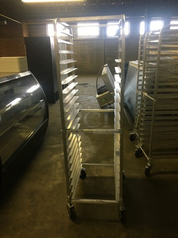 NEW! OUT OF THE BOX! Winco Commercial Pan Transport Rack! On Casters!