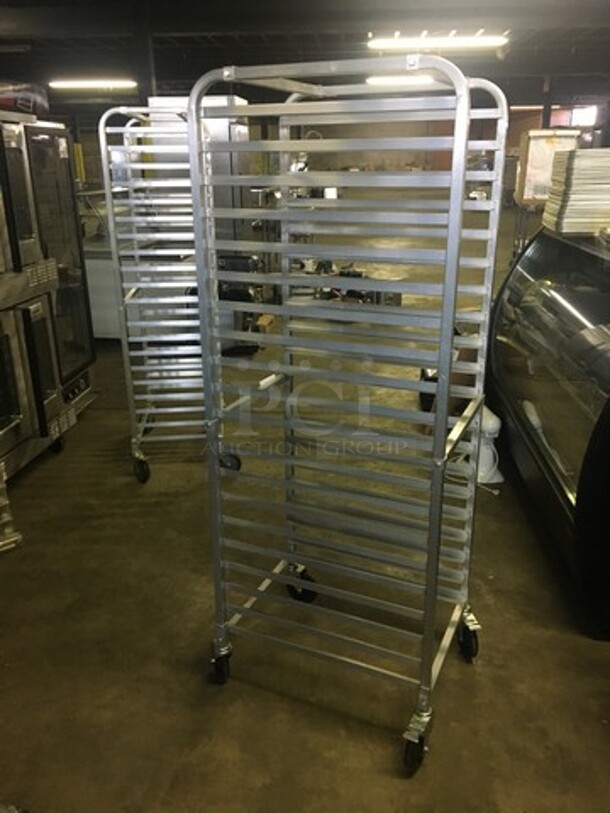 NEW! OUT OF THE BOX! Winco Commercial Pan Transport Rack! On Casters! - Image 2 of 4