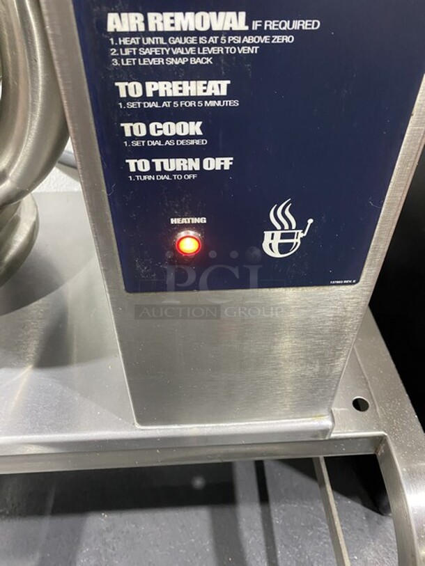 GREAT! LATE MODEL Groen Commercial Electric Powered Tilting Kettle! With Table Base! All Stainless Steel! Model TDB20 Serial 80402! 208V 3Phase! On Legs! Working When Removed! - Image 11 of 11