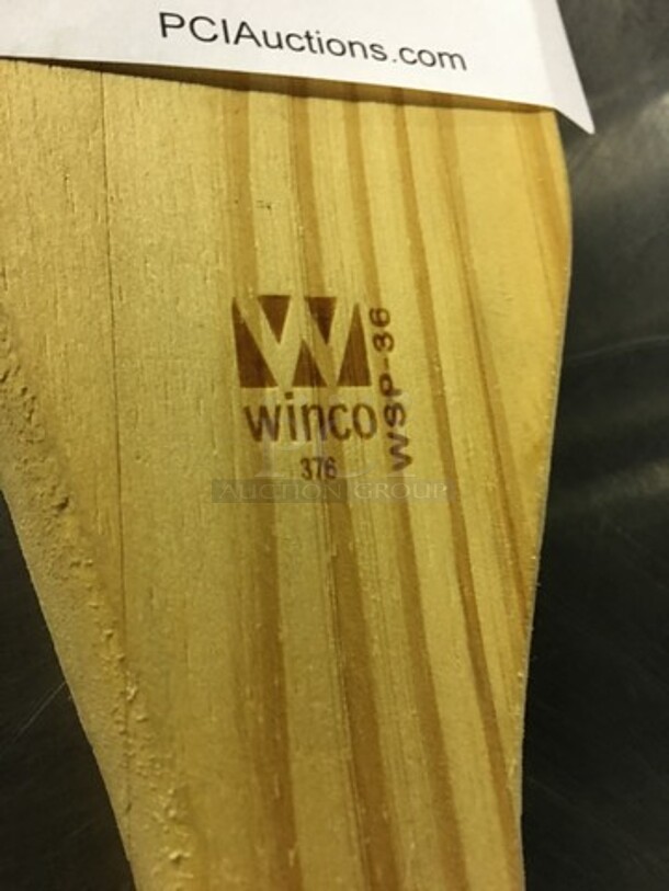 Winco 36" Wood Stirring Paddle! Model WSP36! - Image 4 of 4