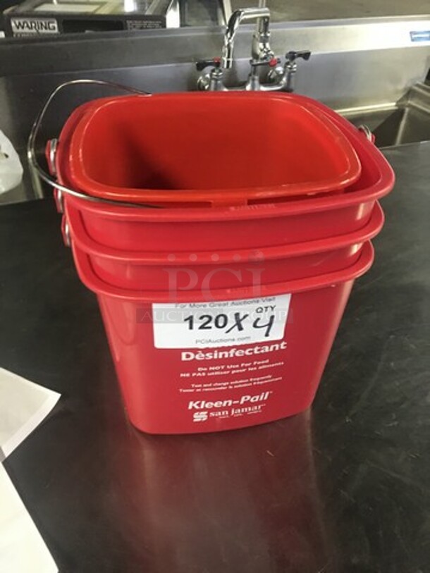 Cleaning/Sanitizing Buckets! 4 X Your Bid! - Image 1 of 6