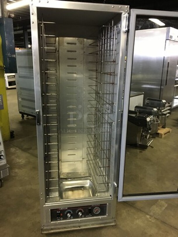 AMAZING! LATE MODEL Cres Cor Commercial Food Warming/Holding Cabinet! With View Through Door! All Stainless Steel! Model 121PH1818D Serial HBIJ0005074752! 120/125V 1Phase! On Commercial Casters! Working When Removed! - Image 5 of 8