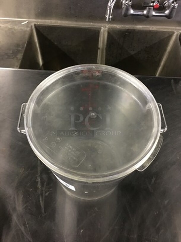 Cambro Round Poly Food Measuring Container! 3 X Your Bid! - Image 3 of 5
