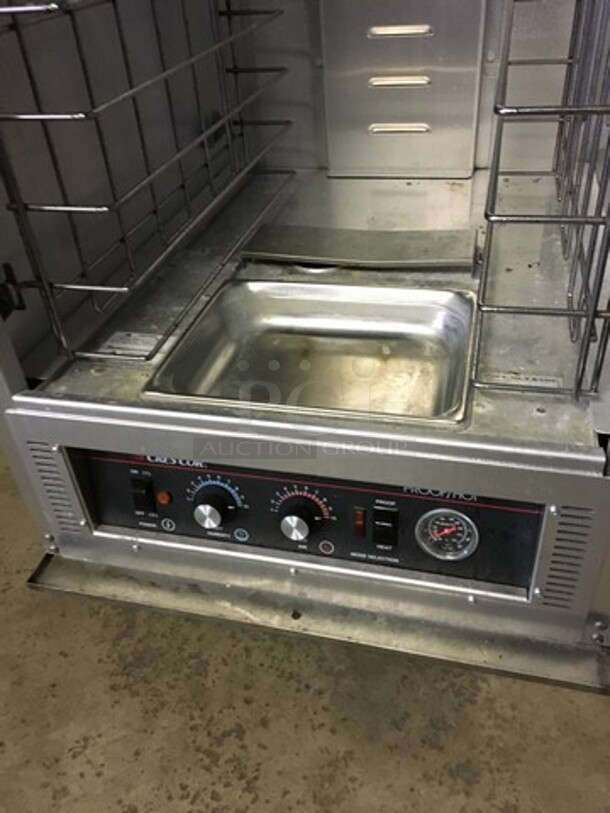 AMAZING! LATE MODEL Cres Cor Commercial Food Warming/Holding Cabinet! With View Through Door! All Stainless Steel! Model 121PH1818D Serial HBIJ0005074752! 120/125V 1Phase! On Commercial Casters! Working When Removed! - Image 6 of 8