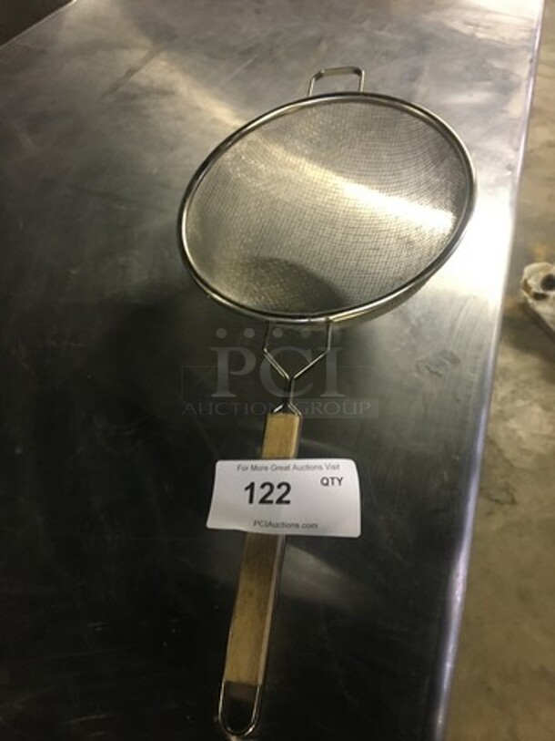 Metal Drainer! With Wooden Handle! - Image 5 of 5
