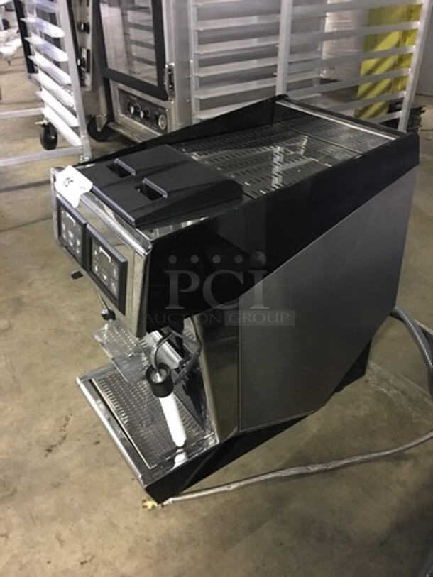 WOW! LATE MODEL! UNIC  Pony Edition Commercial Countertop Espresso Machine! With Steam Wand! All Stainless Steel! Working When Removed! 1 Phase!  - Image 2 of 9