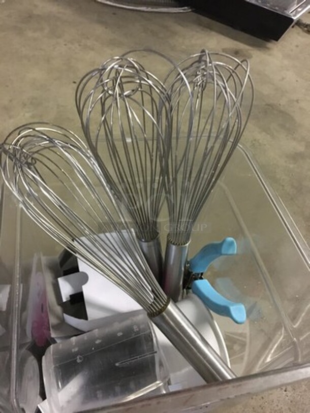 ALL ONE MONEY! Miscellaneous Kitchen Utensils! Whisks & Measuring Container! - Image 2 of 2