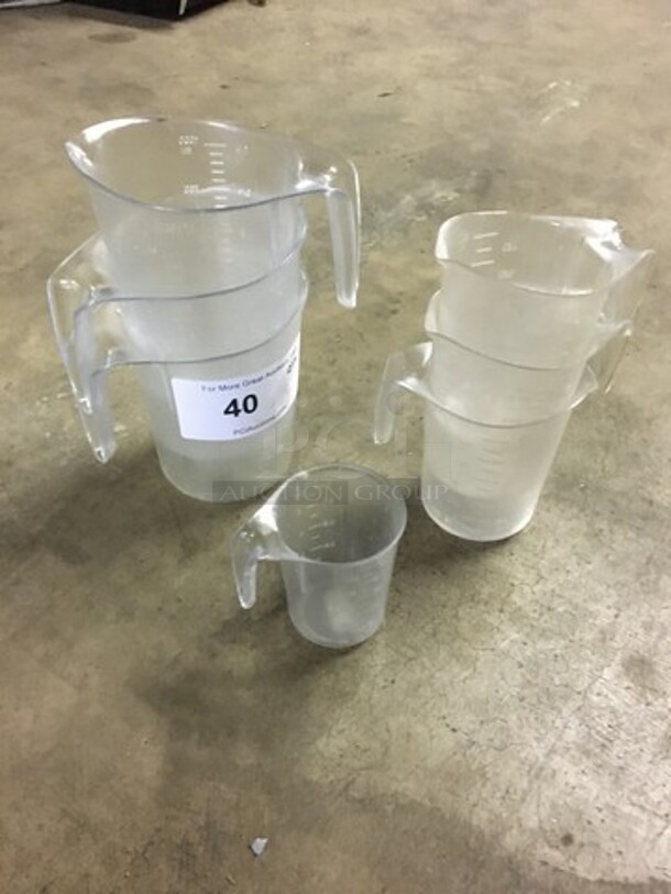 Poly Measuring Pitchers! 7 X Your Bid! - Image 2 of 2