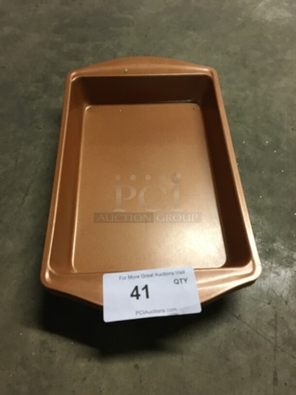 Metal Rectangular Baking Pans! 5 X Your Bid!