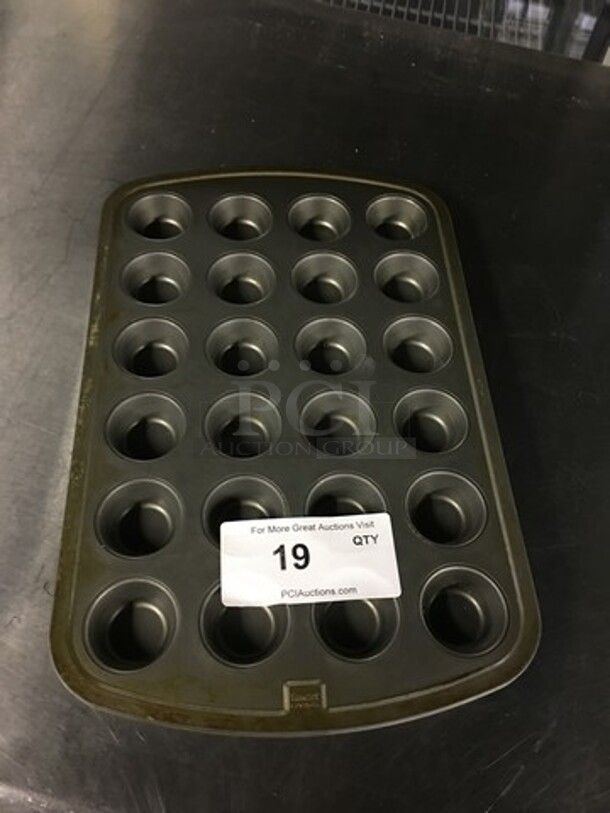 Metal 24 Hole Cupcake/Muffin Baking Pans! 2 X Your Bid! - Image 1 of 4