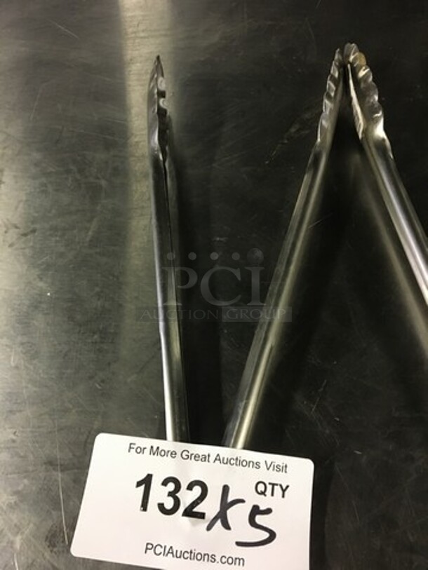 All Stainless Steel Tongs! 5 X Your Bid! - Image 2 of 4