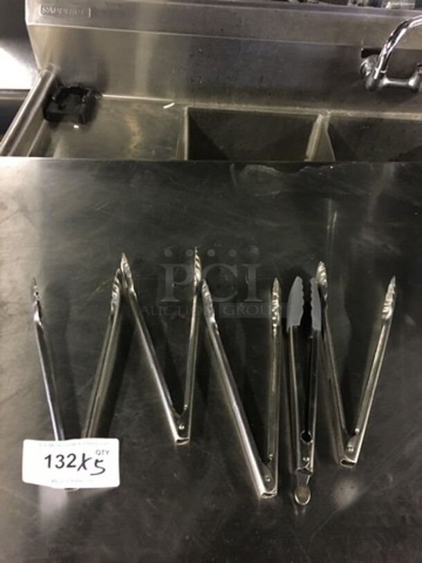 All Stainless Steel Tongs! 5 X Your Bid! - Image 4 of 4