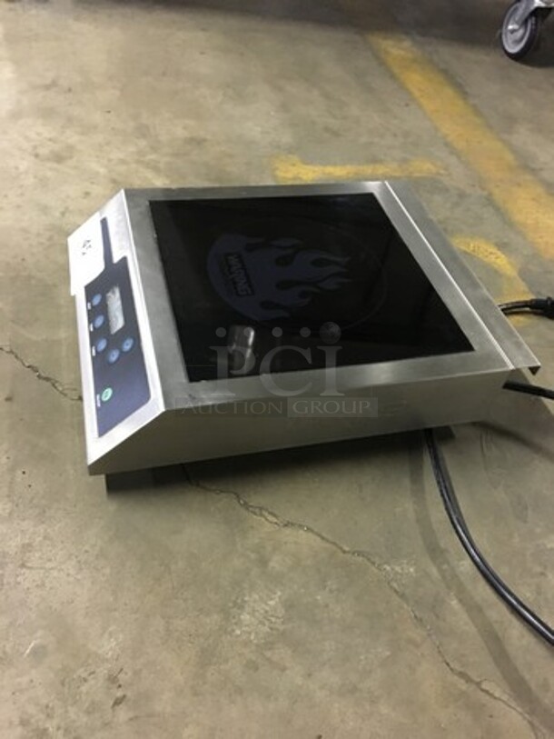 GREAT! LATE MODEL Waring Commercial Countertop Induction Range! All Stainless Steel! Model WIH400 Serial 3618! 120V! Working When Removed! - Image 2 of 8