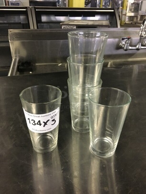 Beverage Serving Glasses! 5 X Your Bid!