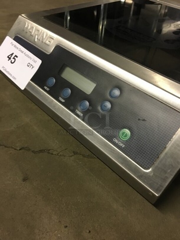 GREAT! LATE MODEL Waring Commercial Countertop Induction Range! All Stainless Steel! Model WIH400 Serial 3618! 120V! Working When Removed! - Image 6 of 8