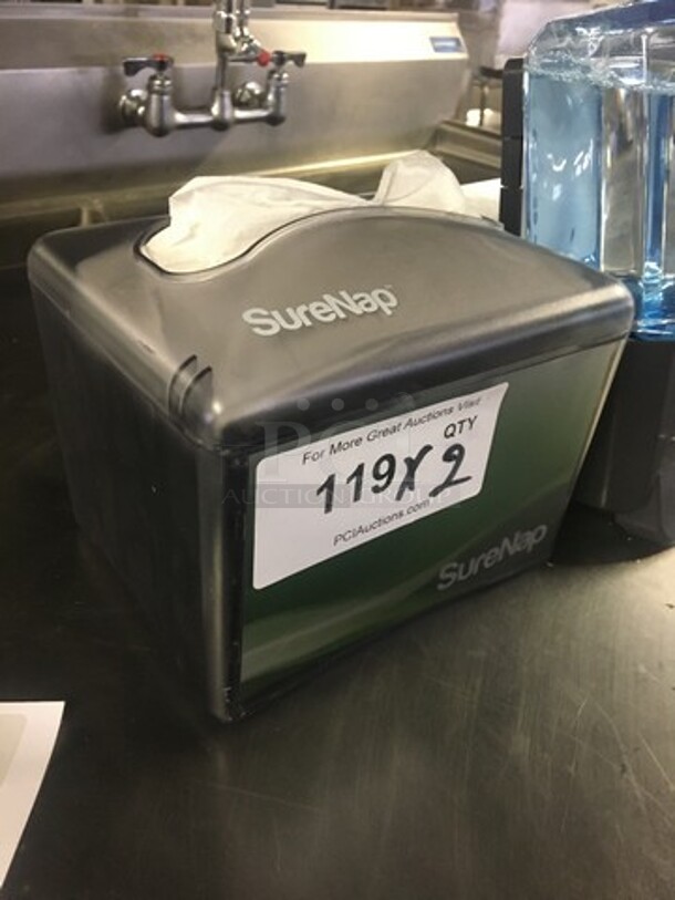 Napkin Dispenser! Wall Mount Soap Dispenser! 2 X Your Bid! - Image 2 of 5