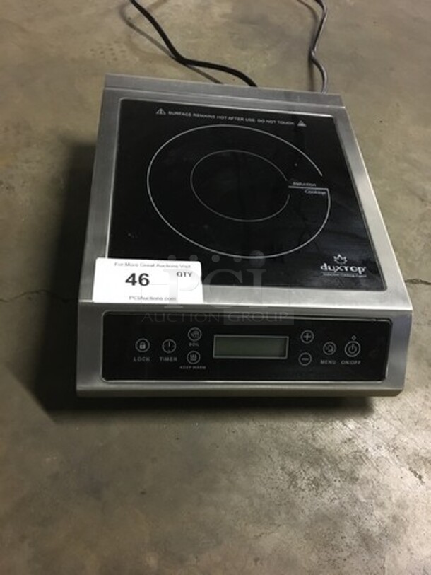 WOW! LATE MODEL Duxtop Commercial Countertop Induction Range! All Stainless Steel! Model P961LS! 120V! Working When Removed! 