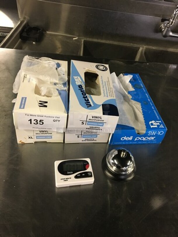 ALL ONE MONEY! Gloves, Timer, & Ringer! - Image 1 of 5