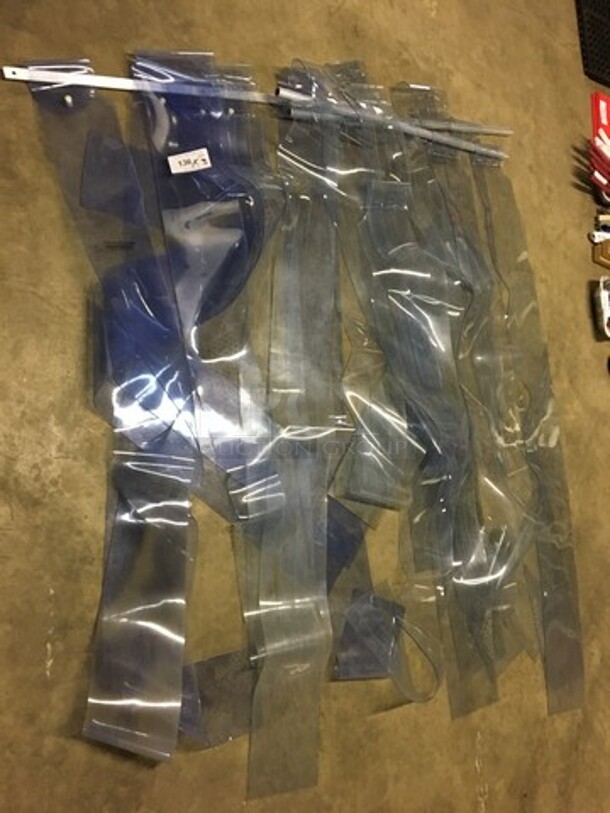 Tuf-Flex Vinyl Strip Door Curtain! 3 X Your Bid! - Image 1 of 5