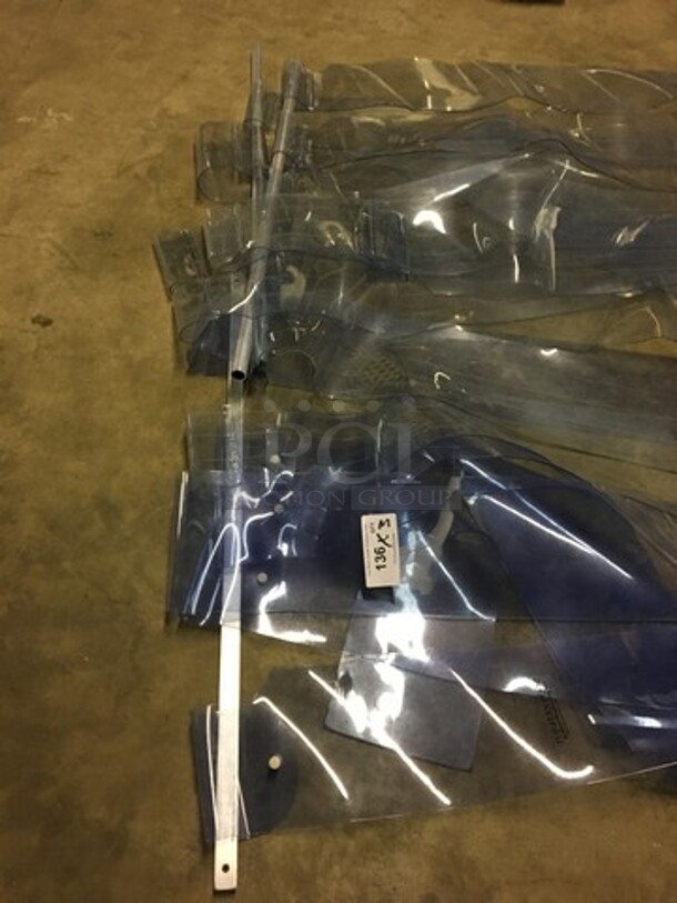 Tuf-Flex Vinyl Strip Door Curtain! 3 X Your Bid! - Image 2 of 5