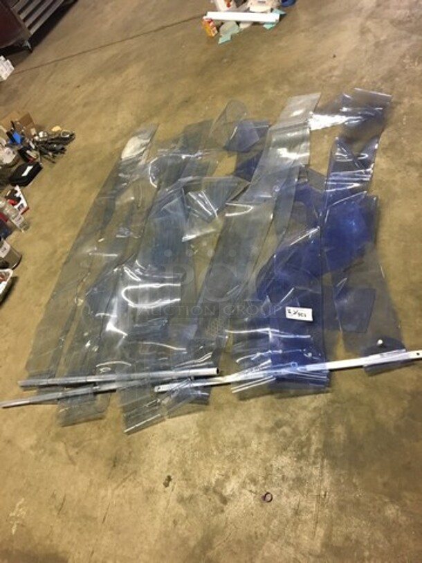 Tuf-Flex Vinyl Strip Door Curtain! 3 X Your Bid! - Image 3 of 5