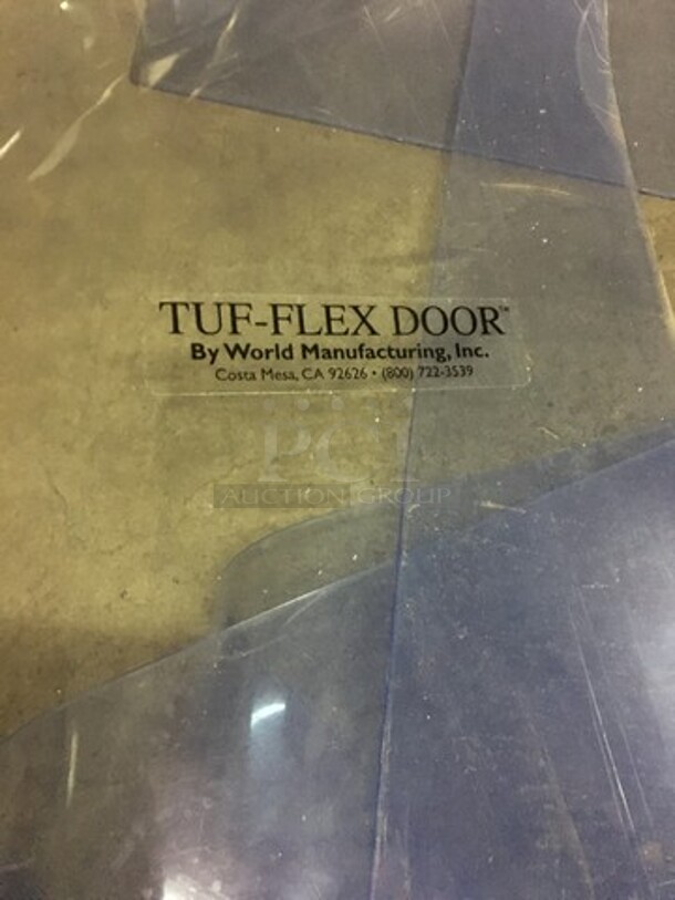Tuf-Flex Vinyl Strip Door Curtain! 3 X Your Bid! - Image 4 of 5