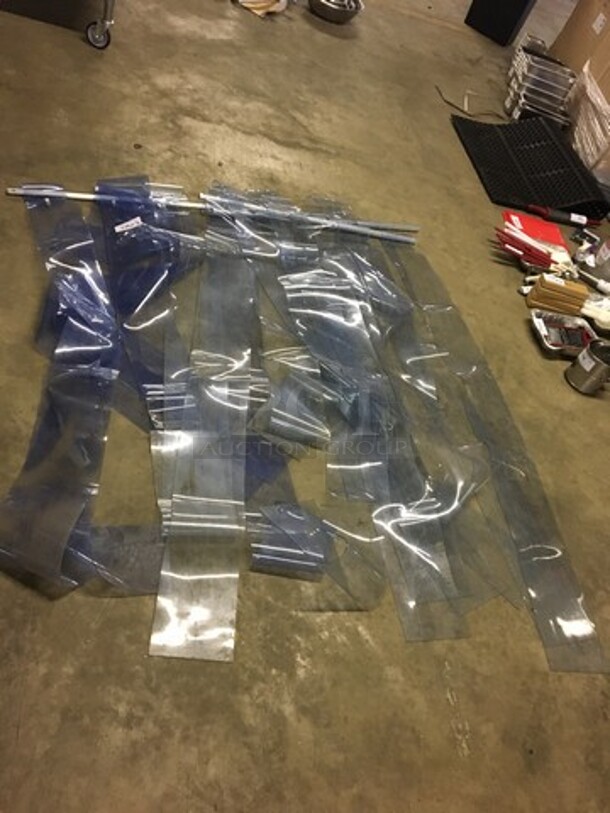Tuf-Flex Vinyl Strip Door Curtain! 3 X Your Bid! - Image 5 of 5
