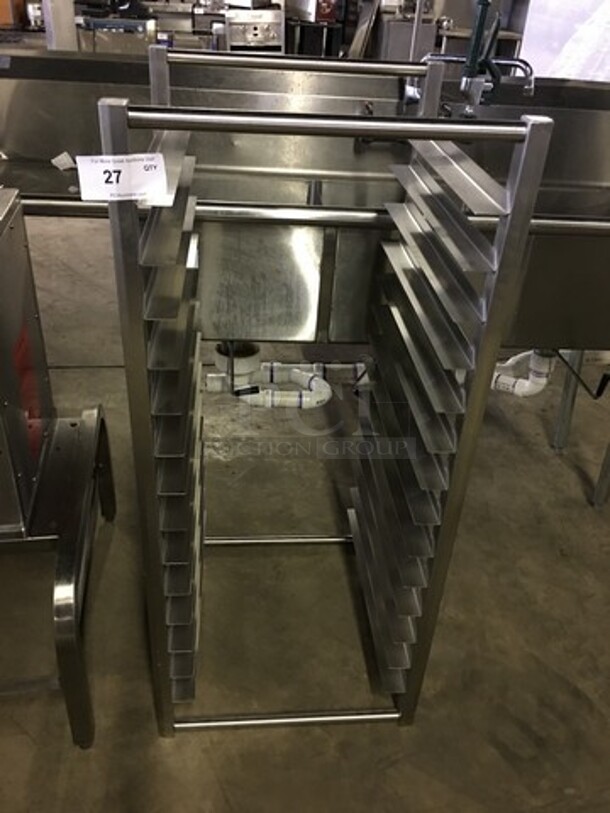 NEW! OUT OF THE BOX! All Stainless Steel Pan Rack!
