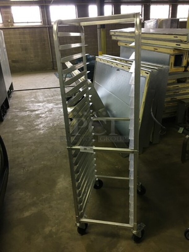 NEW! OUT OF THE BOX! Winco Commercial Pan Transport Rack!  On Casters!