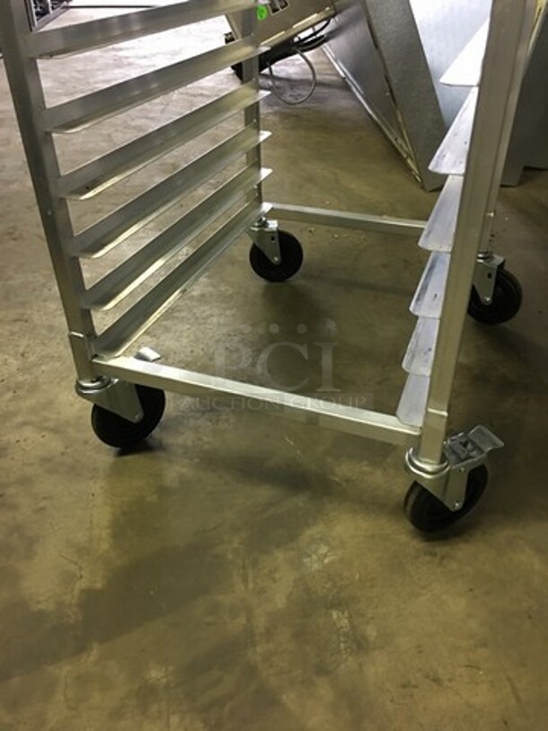 NEW! OUT OF THE BOX! Winco Commercial Pan Transport Rack!  On Casters! - Image 3 of 4