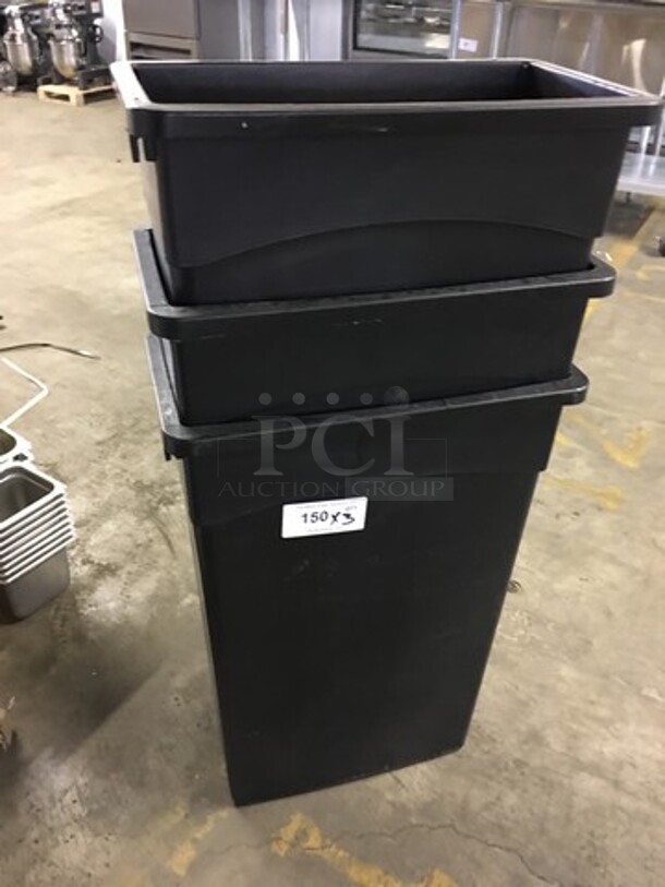 Poly Garbage Bins! 3 X Your Bid!