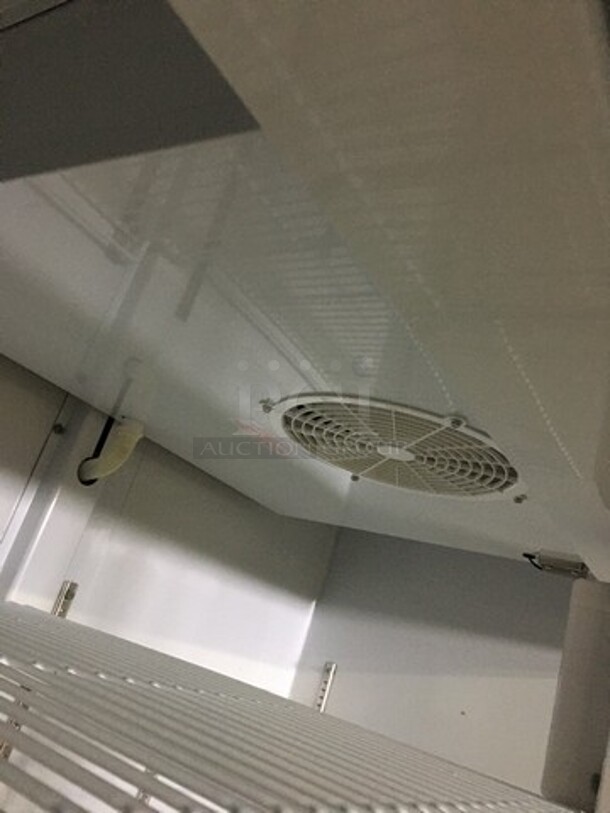 GREAT! LATE MODEL Artic Air Commercial 2 Door Reach In Refrigerator! With Poly Coated Racks! All Stainless Steel! Model AR49E Serial H7137792! 115V! Working When Removed! - Image 7 of 10
