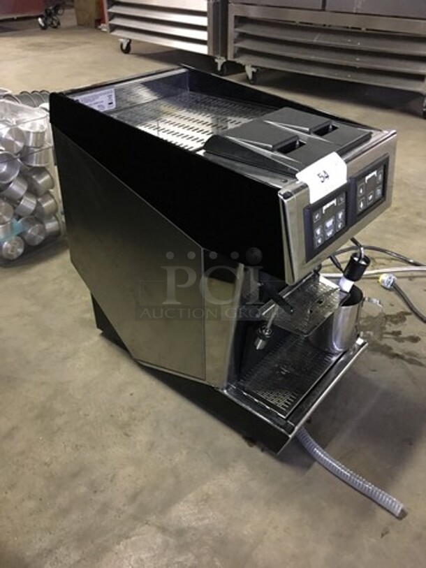 WOW! LATE MODEL! UNIC  Pony Edition Commercial Countertop Espresso Machine! With Steam Wand! All Stainless Steel! Working When Removed! 1 Phase! - Image 2 of 8