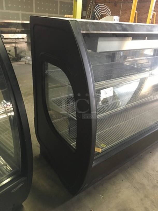 WOW! LATE MODEL 2018 Fogel Commercial Refrigerated Deli/Bakery Display Case! With Curved Front Glass! With 2 Sliding Rear Doors! Model ELITE6PFUS Serial 180517579! 115V 1Phase! Working When Removed! - Image 2 of 8