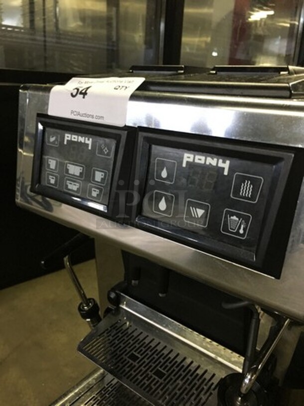 WOW! LATE MODEL! UNIC  Pony Edition Commercial Countertop Espresso Machine! With Steam Wand! All Stainless Steel! Working When Removed! 1 Phase! - Image 6 of 8