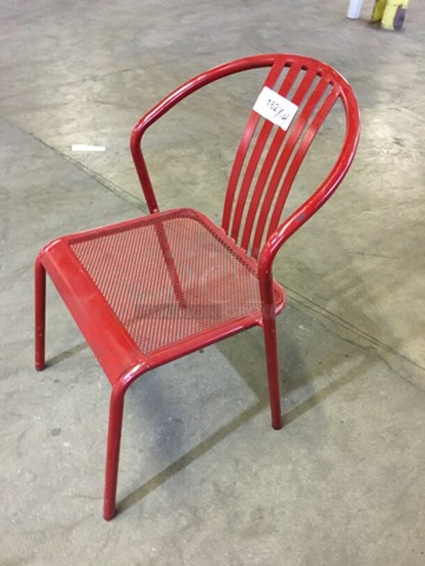 Metal Dining Chair! 4 X Your Bid! - Image 2 of 5