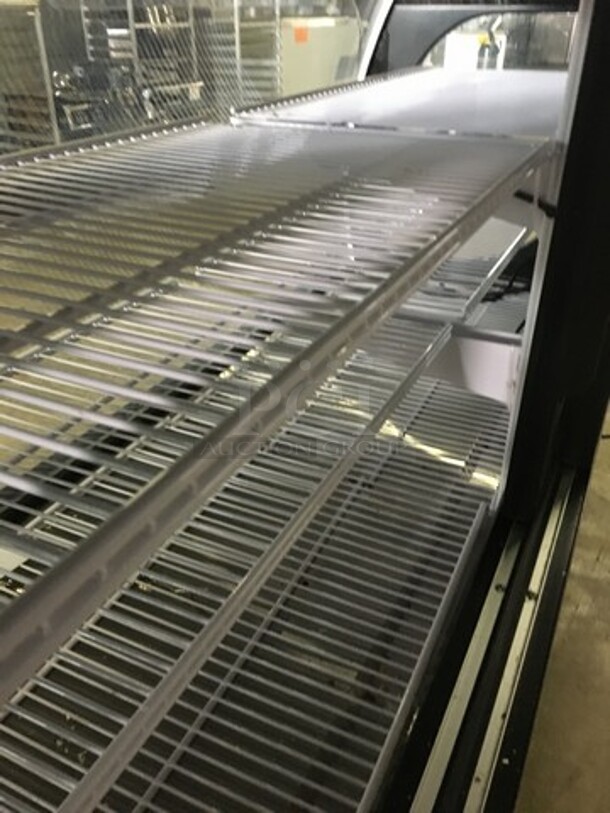 NICE! LATE MODEL 2018 Fogel Commercial Refrigerated Deli/Bakery Display Case! With Curved Front Glass! With 2 Sliding Rear Doors! Model ELITE6PFUS Serial 180517578! 115V 1Phase! Working When Removed! - Image 6 of 10