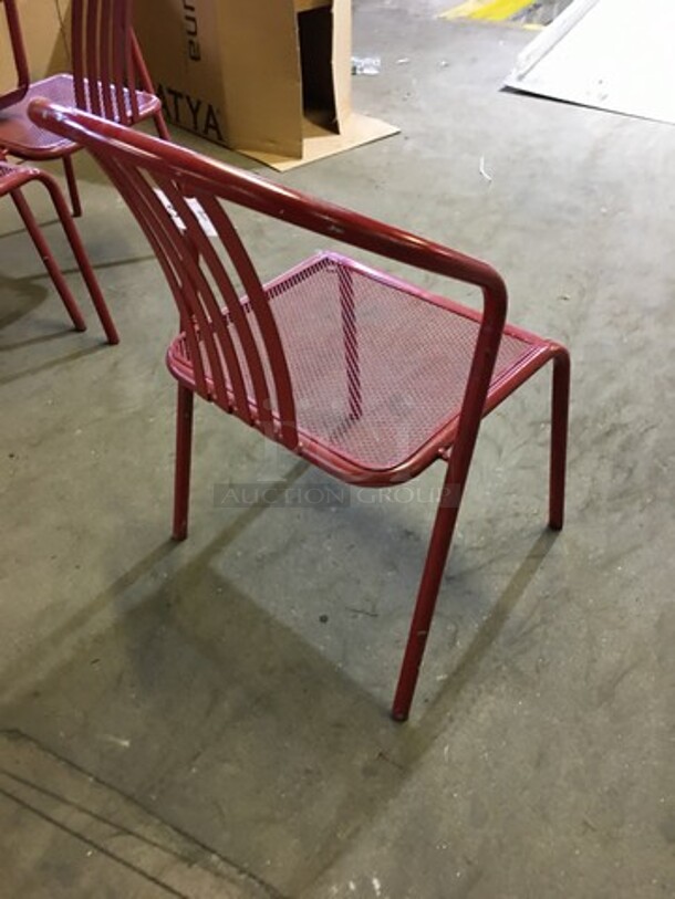 Metal Dining Chair! 4 X Your Bid! - Image 3 of 5
