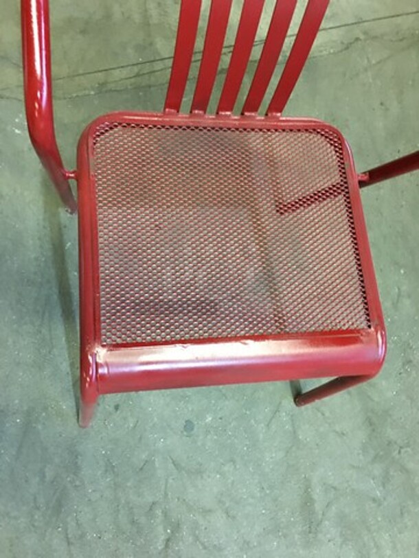Metal Dining Chair! 4 X Your Bid! - Image 4 of 5