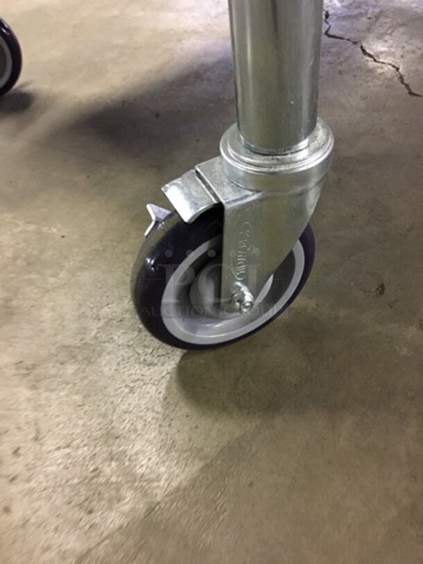 Royal Commercial Work/Prep Table! With Underneath Storage Space! With Bottle Opener Attachment! All Stainless Steel! On Casters!  - Image 7 of 9