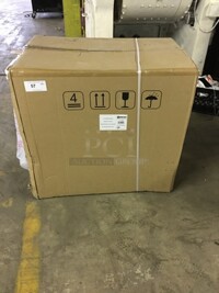 NEW! IN THE BOX! LATE MODEL Omcan Commercial Chest Freezer Merchandiser! With 2 Sliding Top Doors! Model FRCN0200! 110V! Working When Removed!
