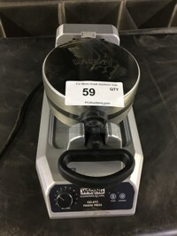 NICE! LATE MODEL Waring Commercial Countertop Gelato Panini Press Machine! Model WICSP180! 120V! Working When Removed!