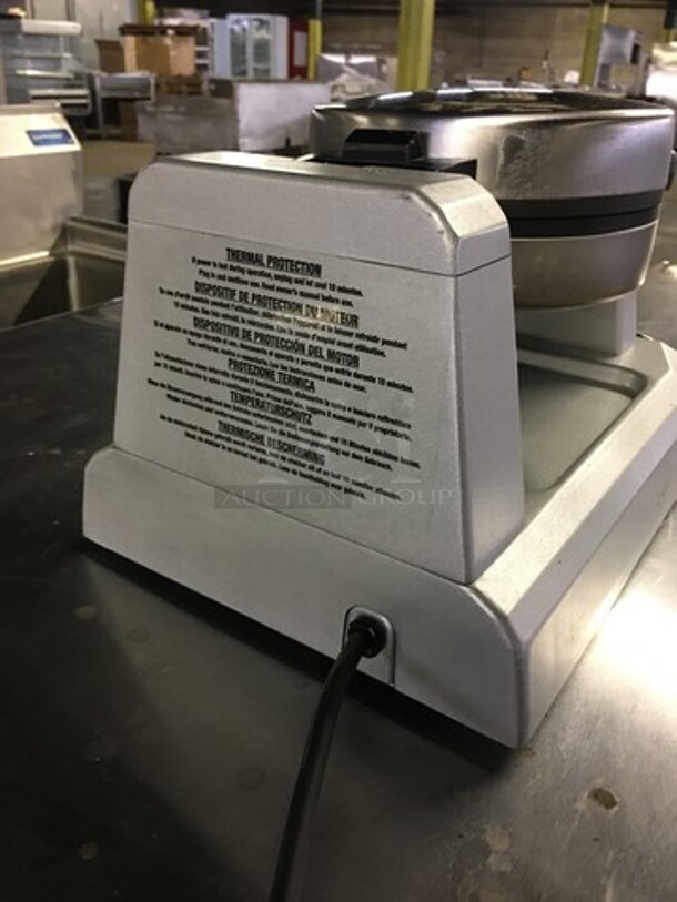 NICE! LATE MODEL Waring Commercial Countertop Gelato Panini Press Machine! Model WICSP180! 120V! Working When Removed! - Image 4 of 8